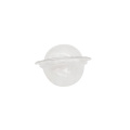 Clear Round Plastic Box Bath Bomb Clamshell Blister Packaging